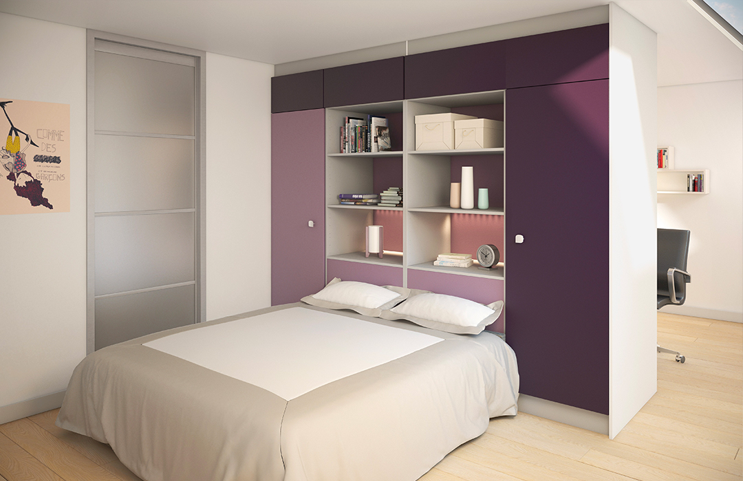 dressing autour du lit