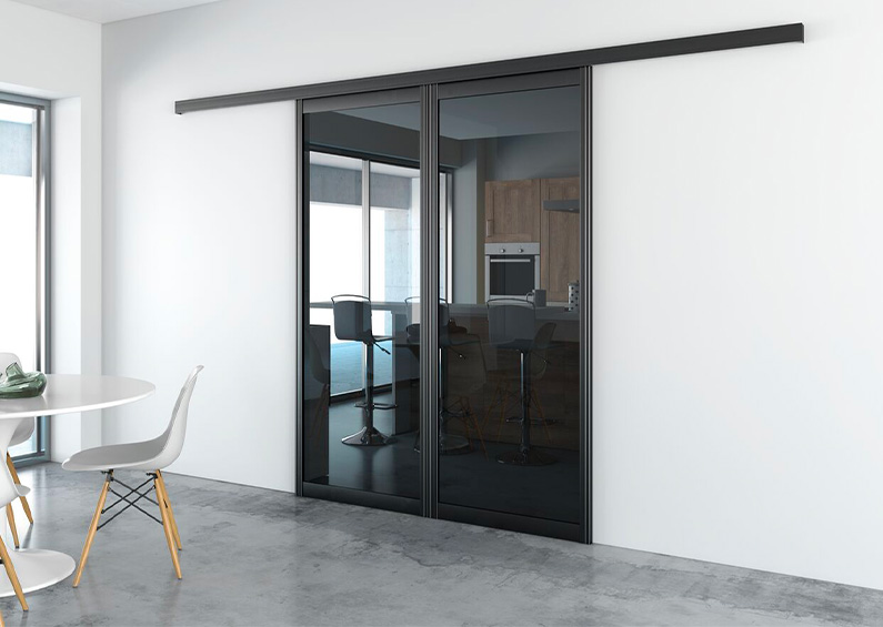 Separation pièce porte en applique