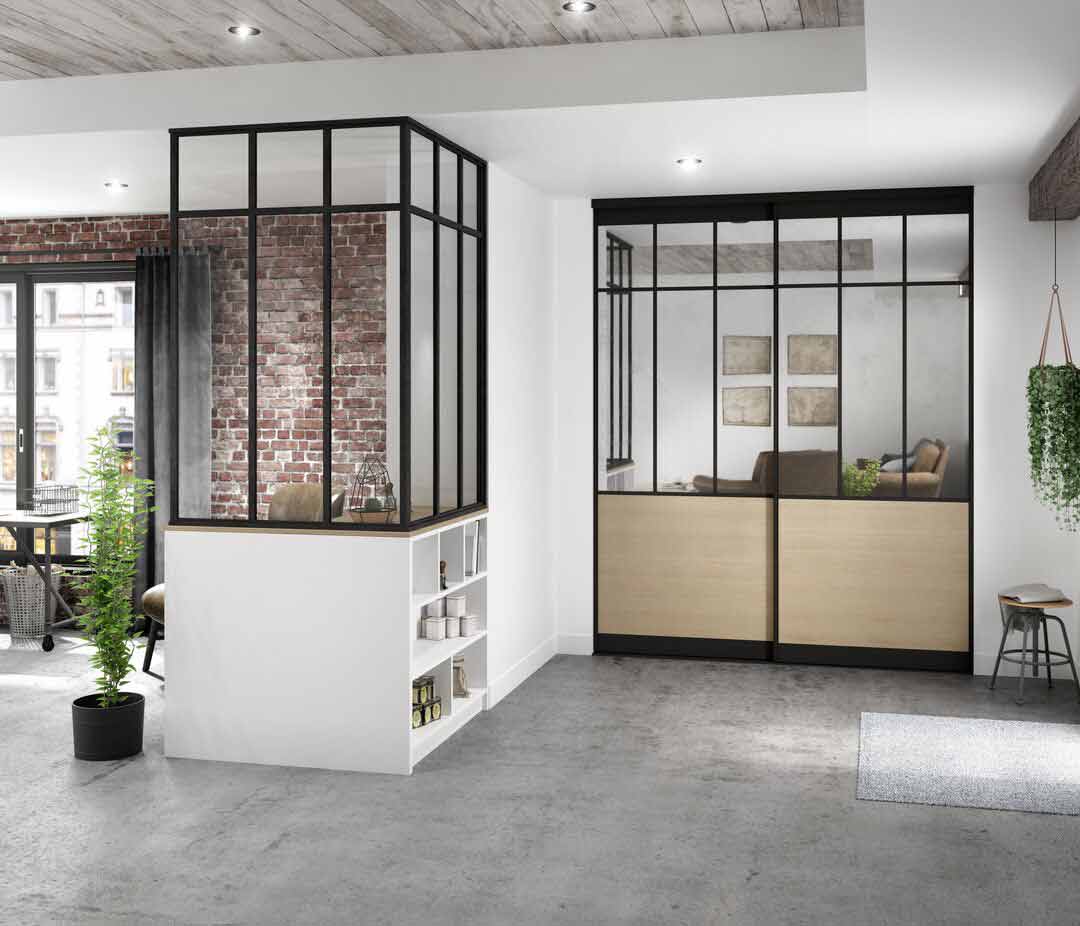 Porte de placard Loft Vertigo - Porte de placard sur mesure pliante d'ILIKO