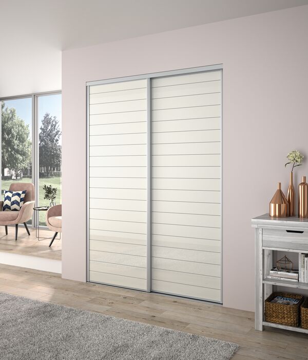 Kit rails de portes coulissantes GoodHome Arius gris 270 cm