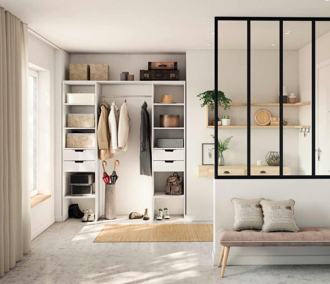 Porte de placard Loft Vertigo - Porte de placard sur mesure pliante d'ILIKO