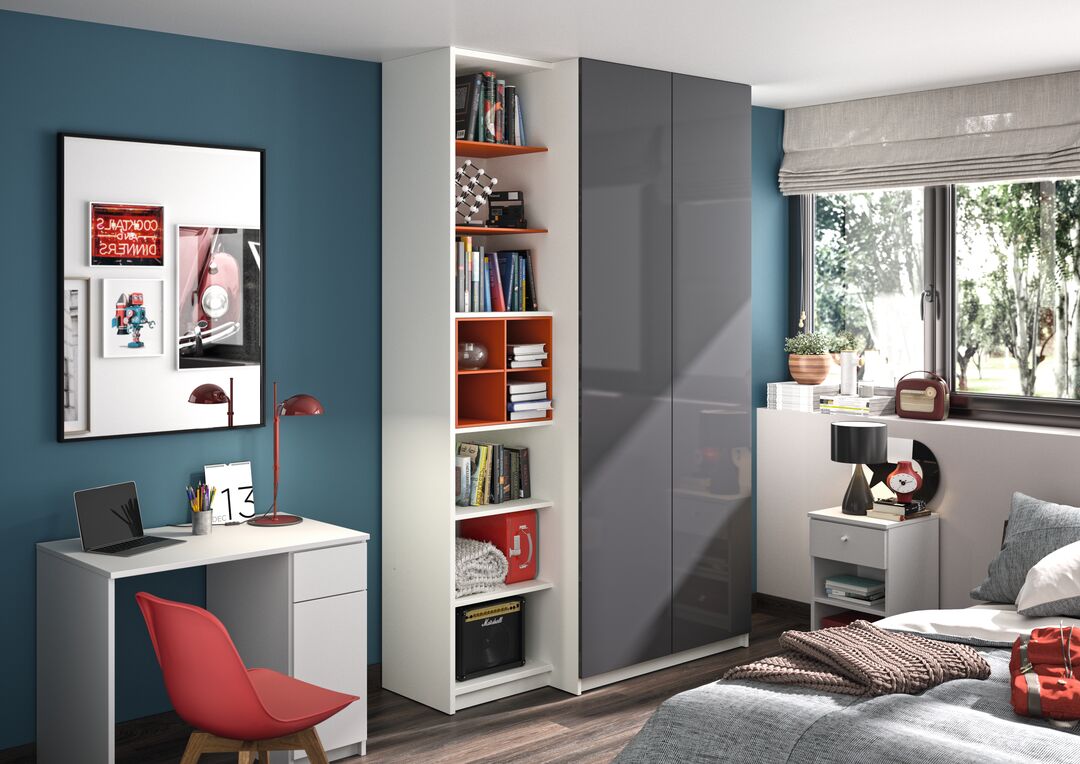 Magazine Sogal - Chambre ado avec dressing et bureau