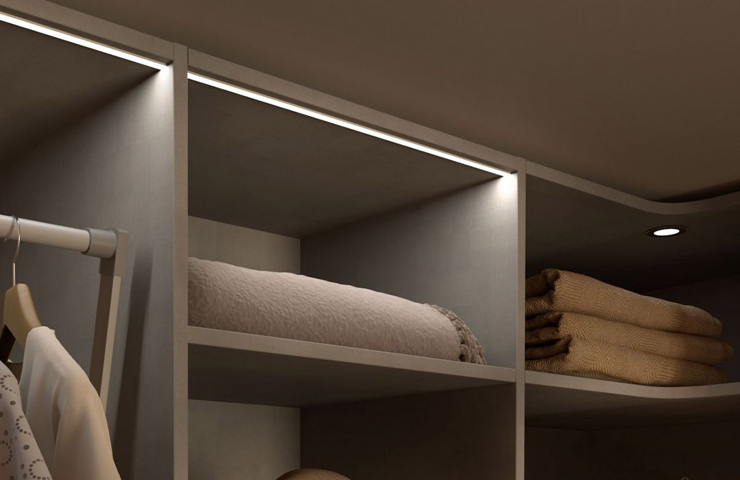 chambre avec luminaires