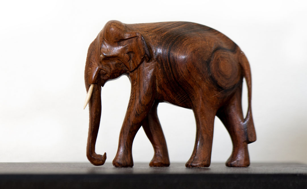 statuette éléphant - déco ethnique