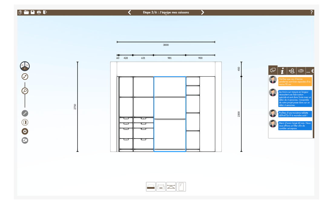 Configurateur Excellence - accessoirisation