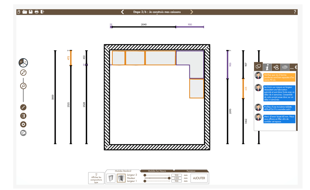 Configurateur plan et devis Sogal